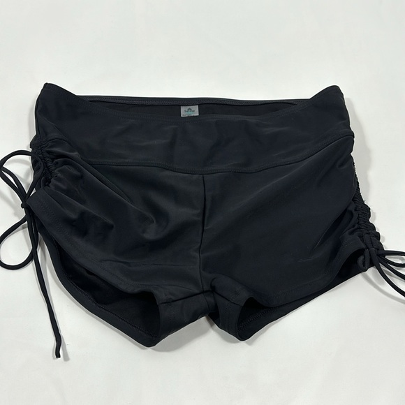 NWT Cupshe padded, yellow top w/summer Mae’s black Boy, short bikini, bottom - Picture 8 of 10